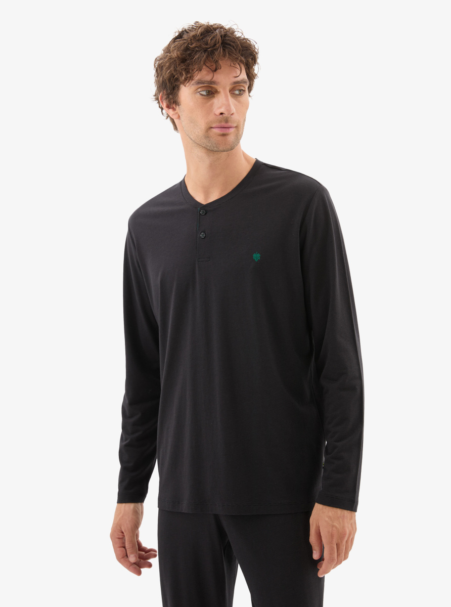 Erkek Pijama Takımı 40780 - Siyah
